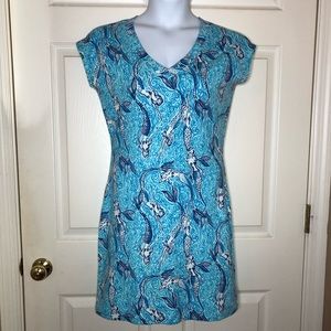 Lilly Pulitzer nice tail mermaid Rare dress FLAW